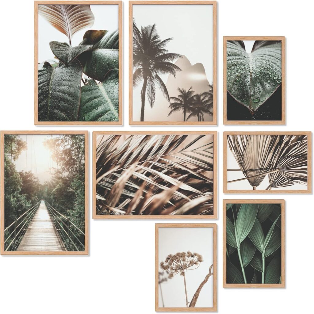 Grande affiche moderne salon tendance déco 2026