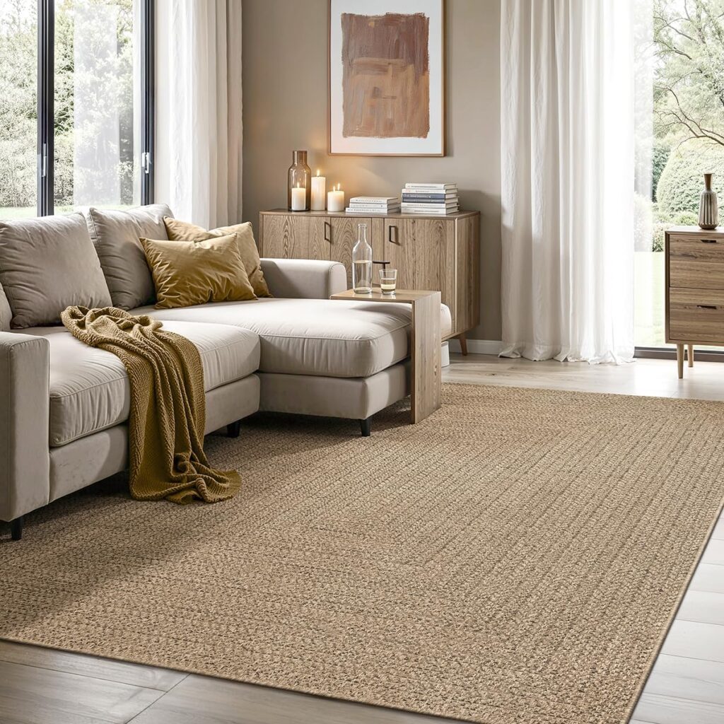 Texture tapis salon moderne laine qualité tendance 2026