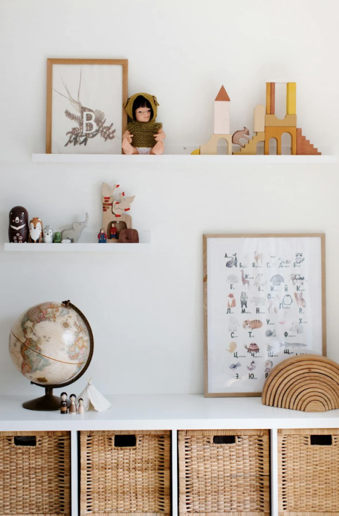 Accessoires rangement entrée paniers crochets organisation