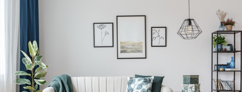 Idée décoration mur salon moderne tendance 2026