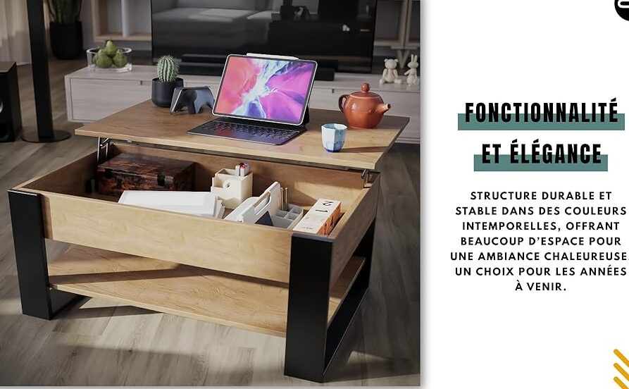 table basse salon aménager