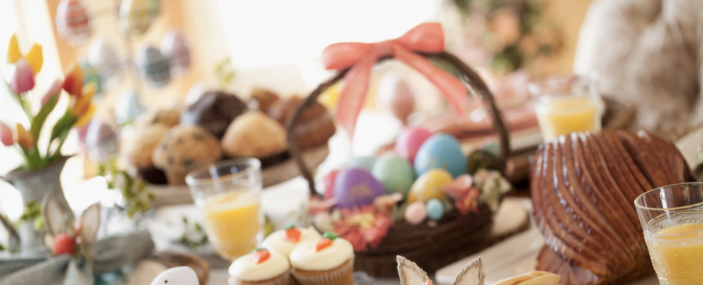 Centre de table pour Pâques décoration festive tendance 2026