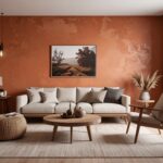 revêtement mural tendance 2026 peinture chaux terracotta intérieur