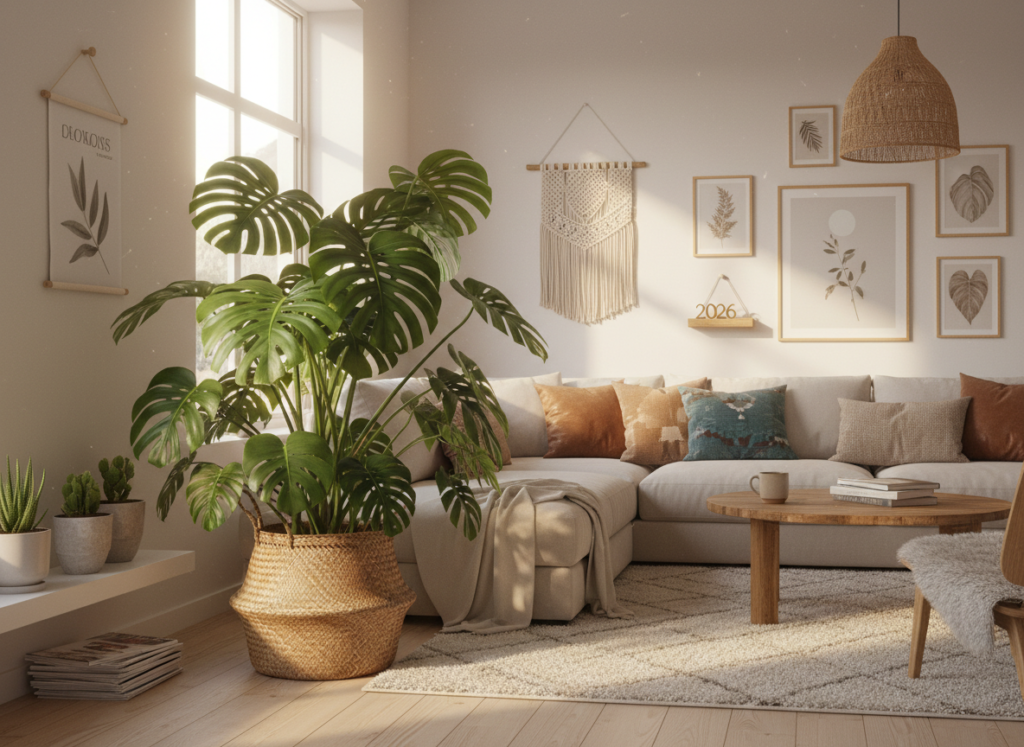 déco séjour chaleureux cosy idées 2026 pas cher